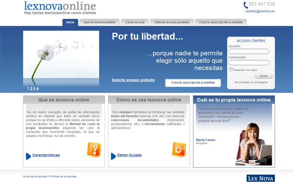 diseño lexnova online