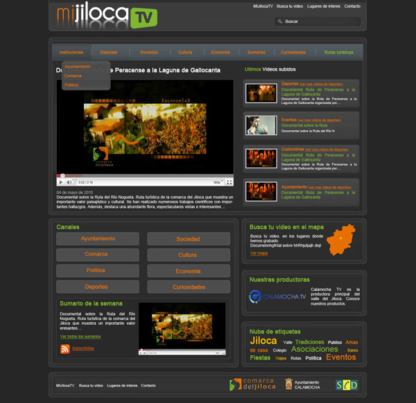 diseño web mijiloca tv